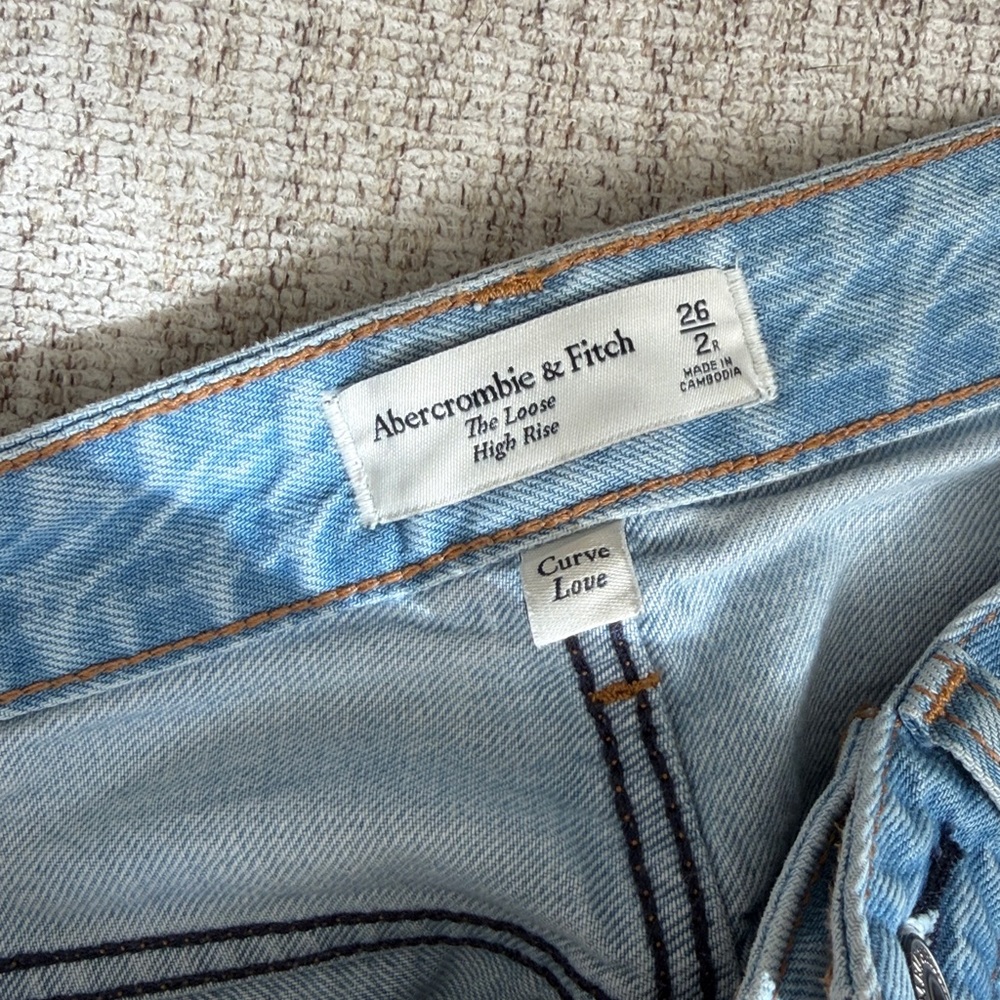 Abercrombie and Fitch - The Loose - High Rise - Women's Jeans - Curve Love - Picture 8 of 10